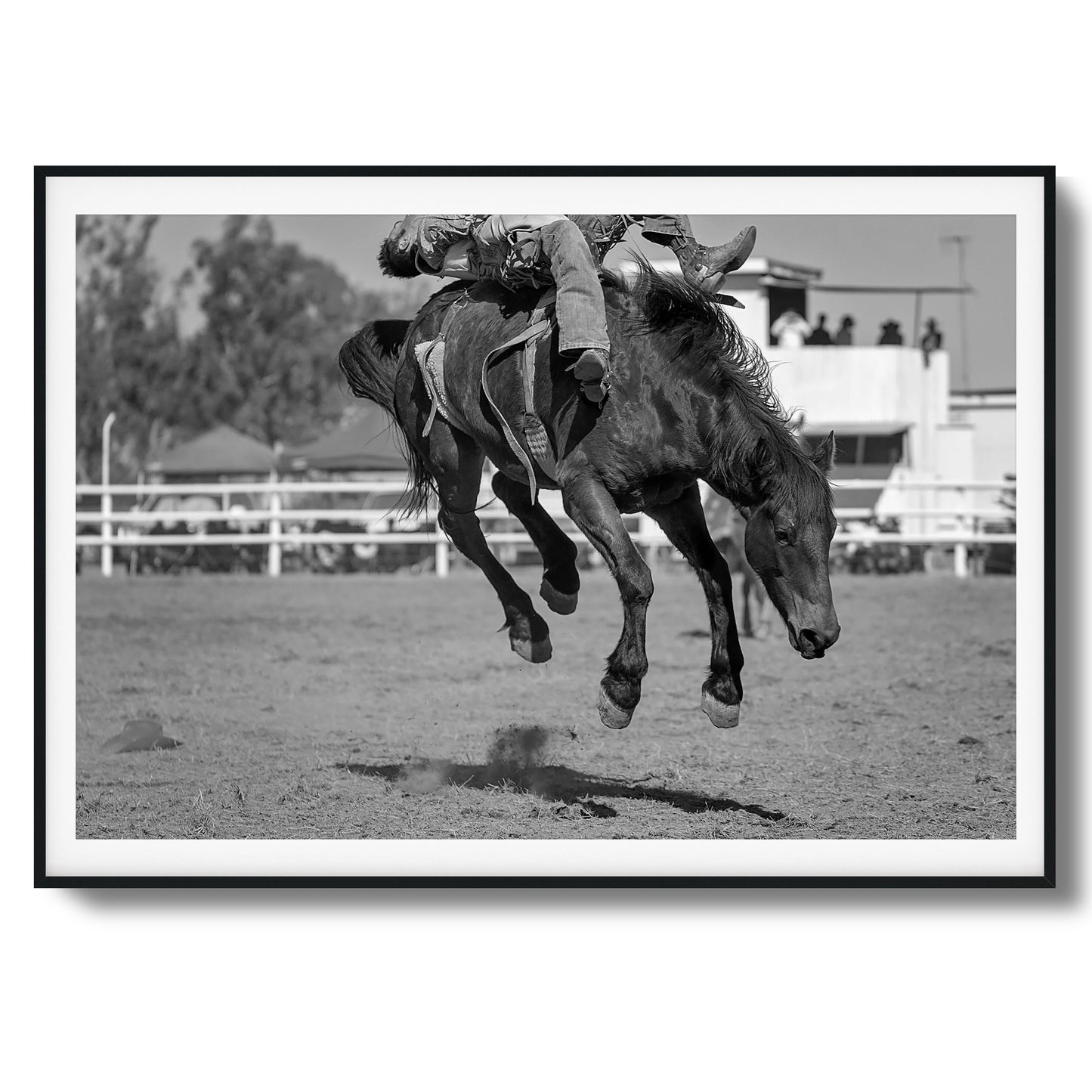 Bucking Instinct Framed Art