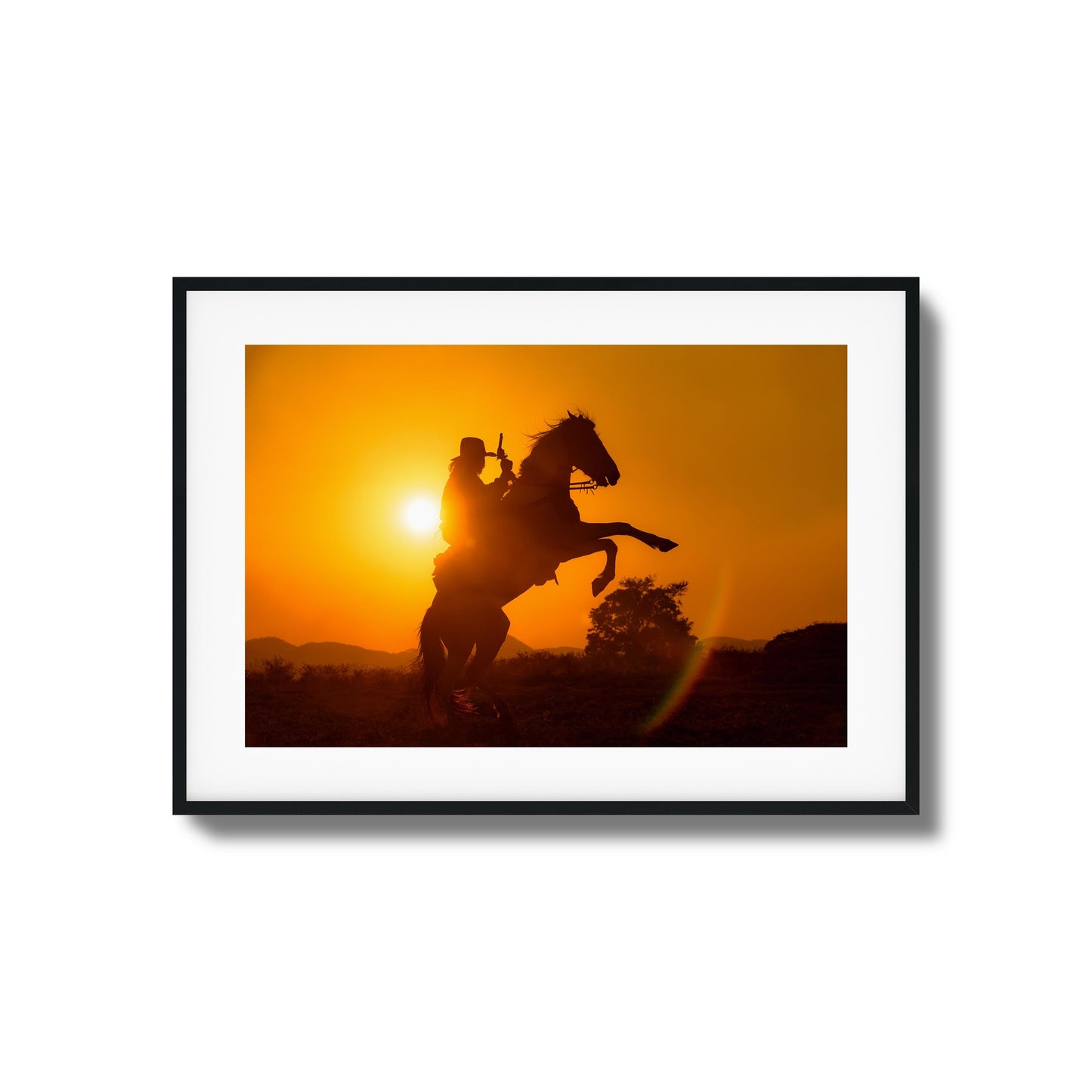 High Noon Rebel Framed Art