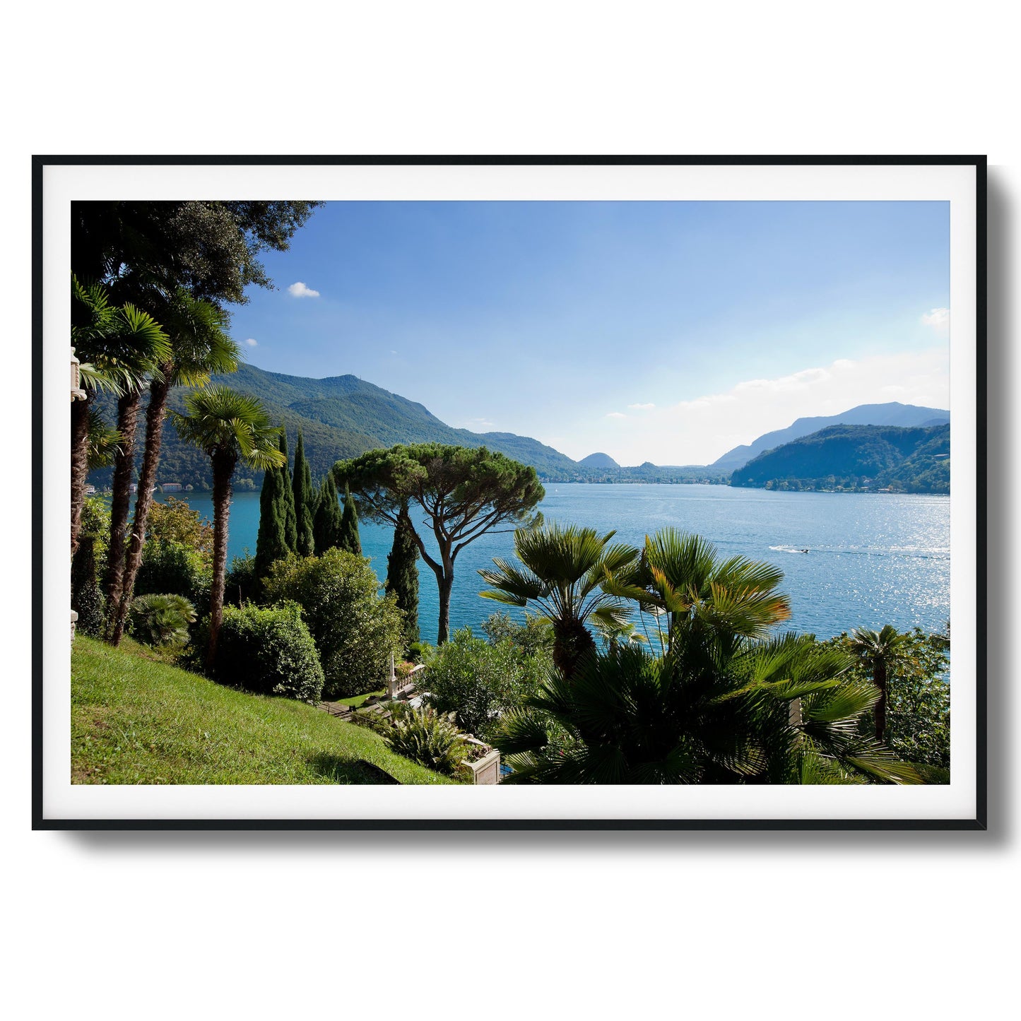 Lakeside Pines Framed Art