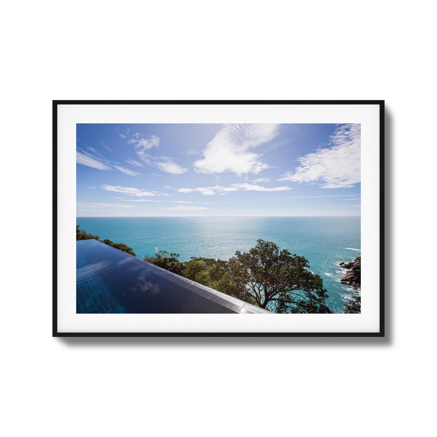 Ocean Horizon View Framed Art