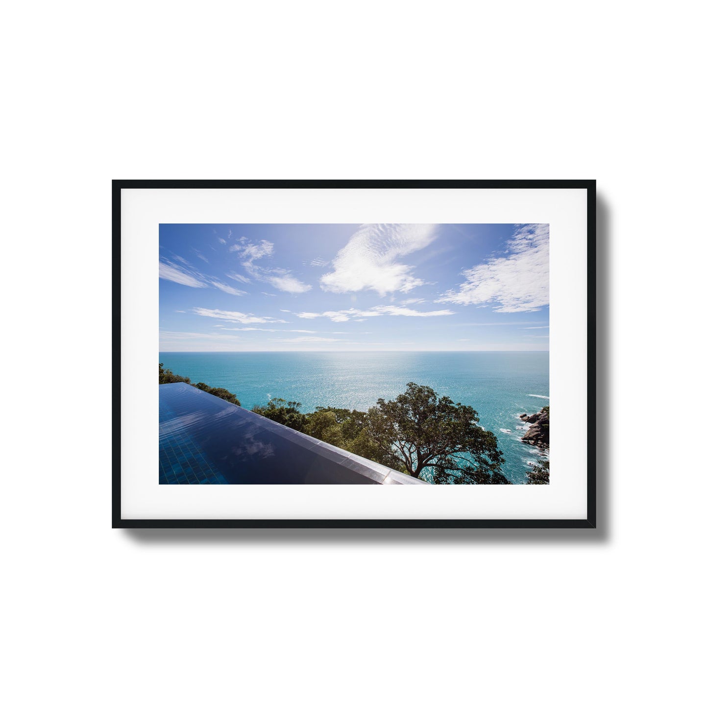 Ocean Horizon View Framed Art