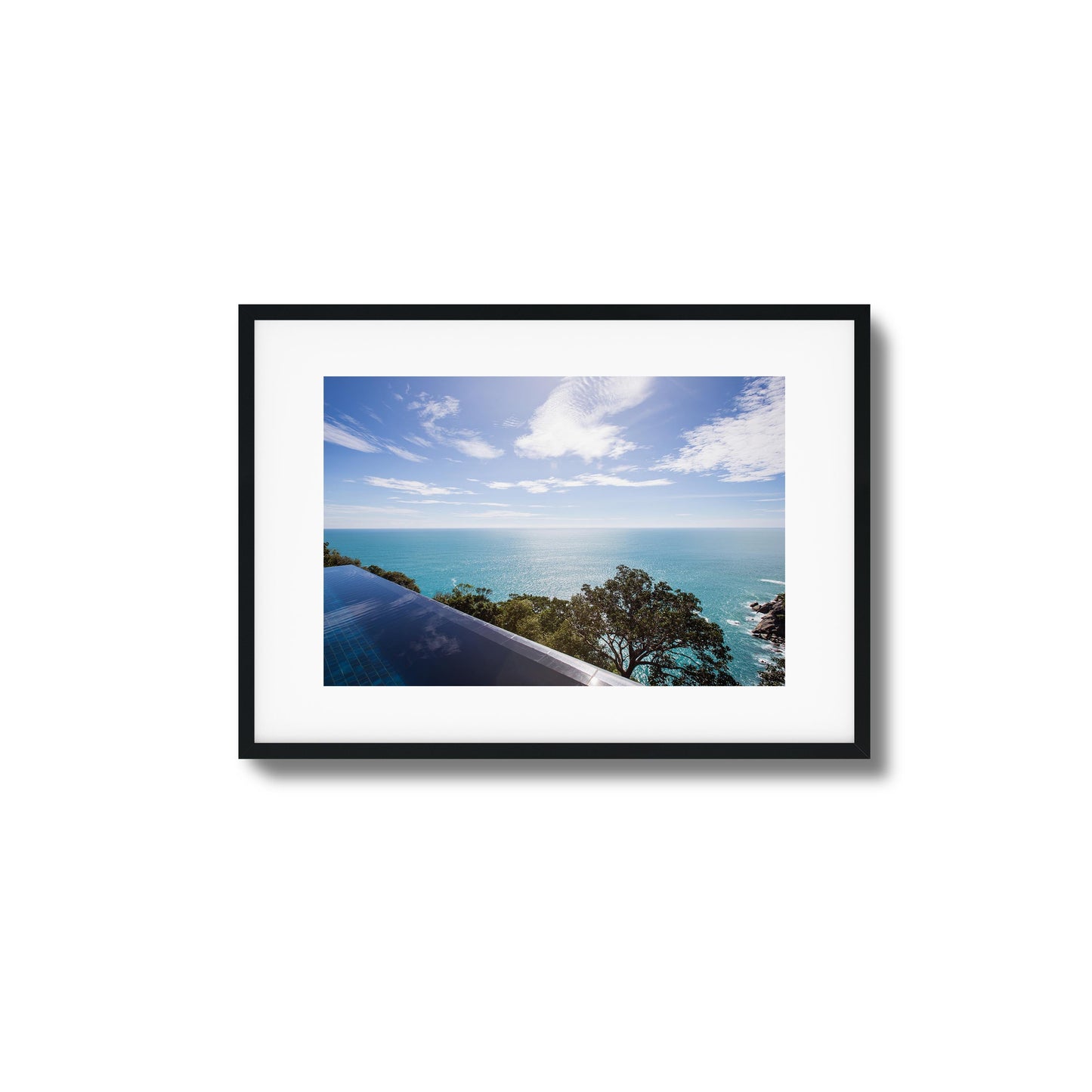 Ocean Horizon View Framed Art