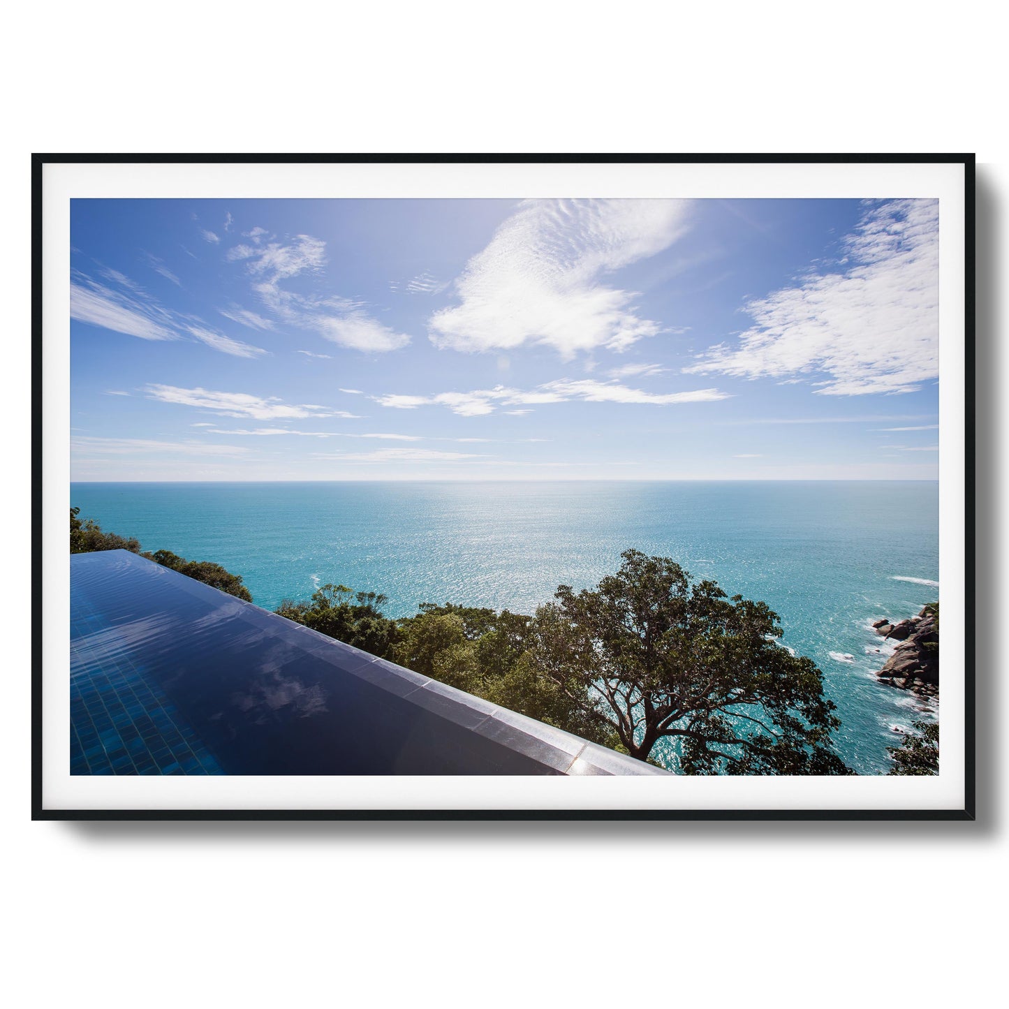 Ocean Horizon View Framed Art