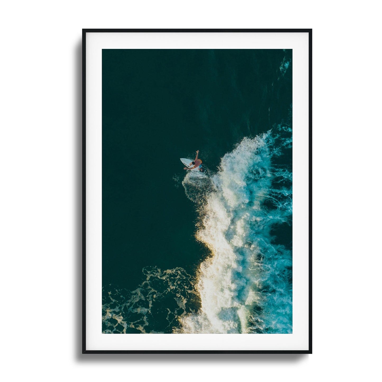 Ocean Rider in Action Framed Art