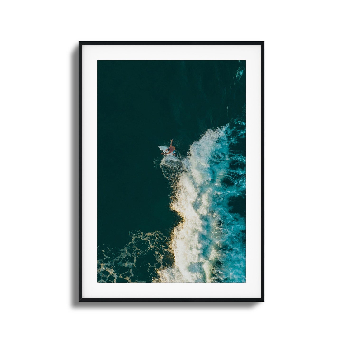 Ocean Rider in Action Framed Art