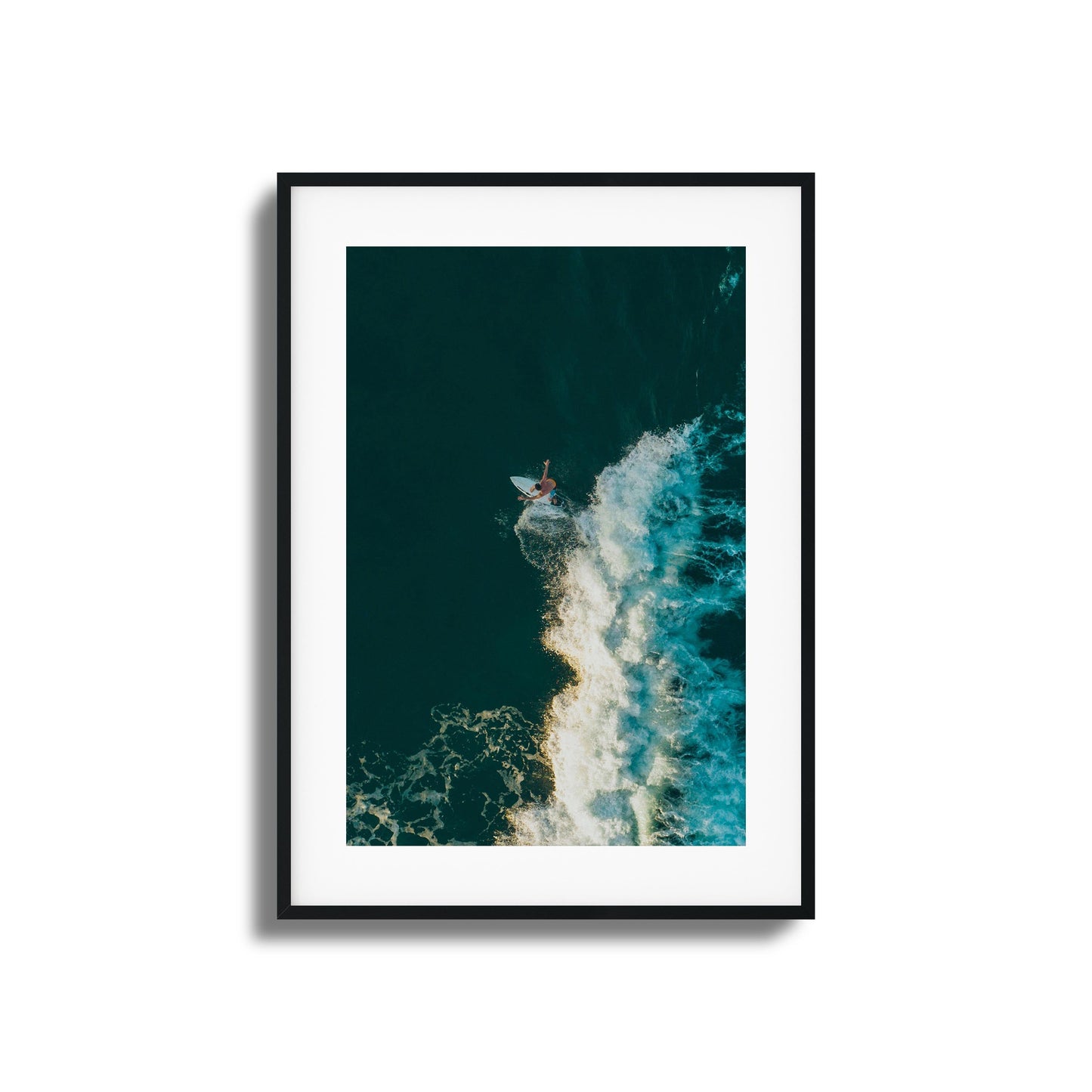 Ocean Rider in Action Framed Art