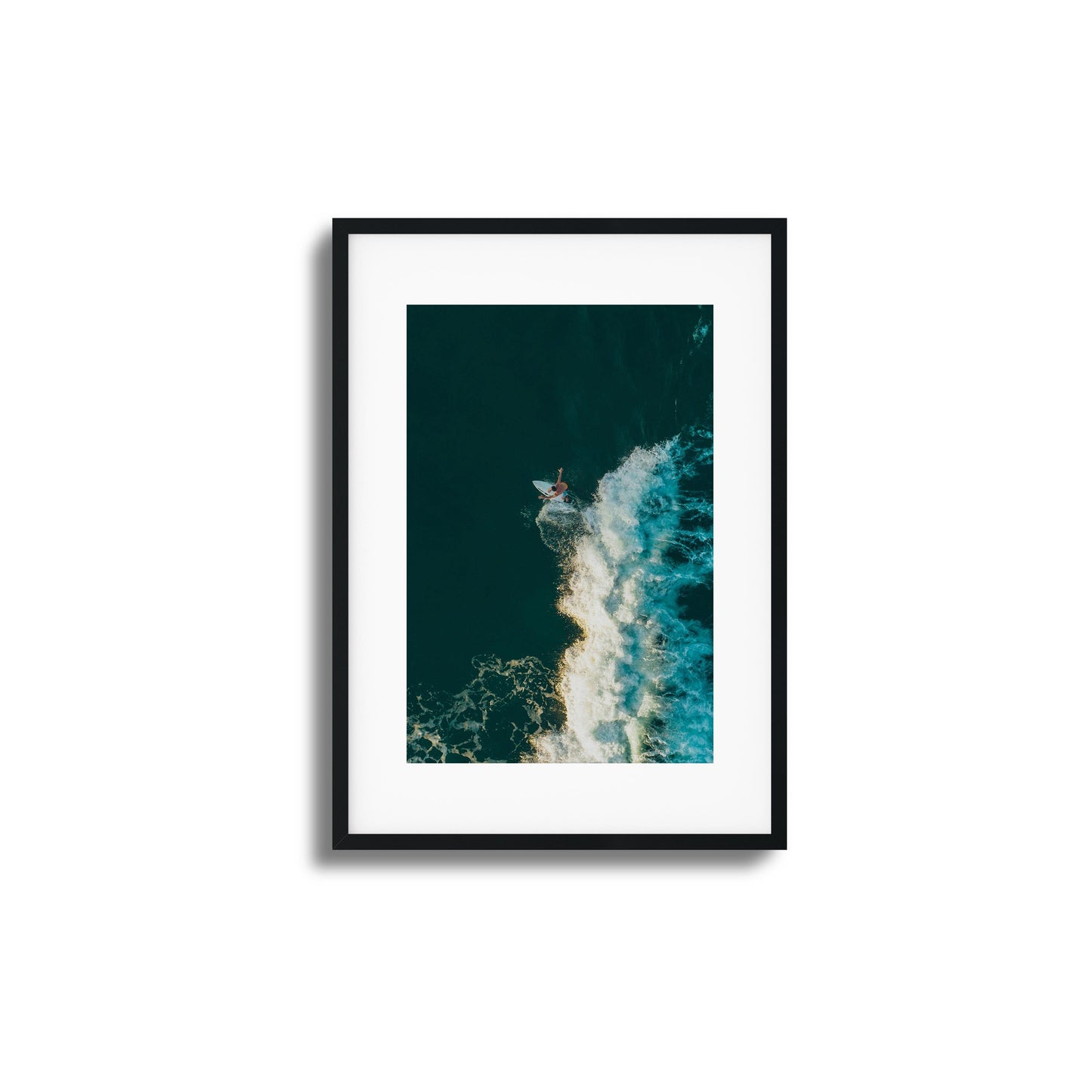 Ocean Rider in Action Framed Art