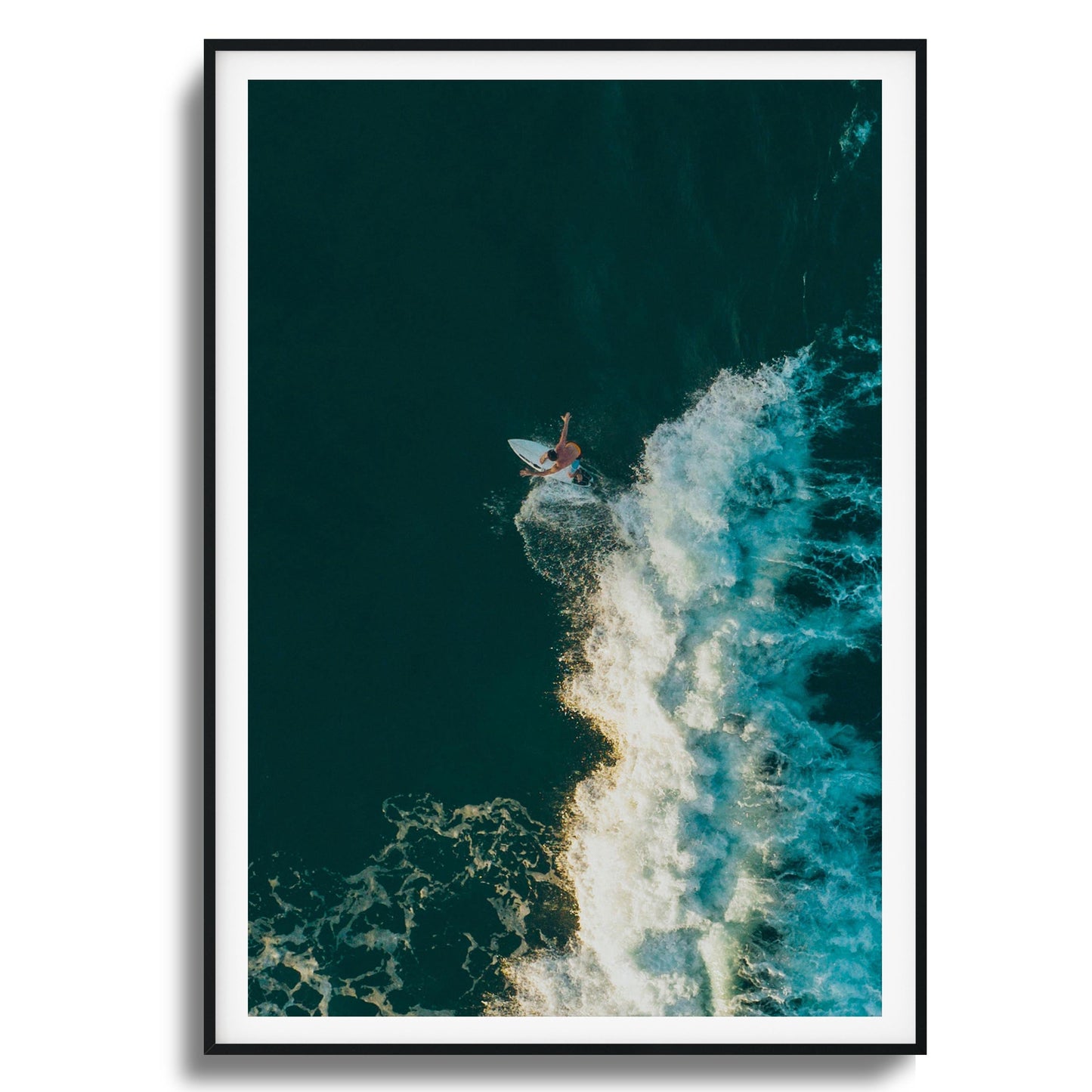 Ocean Rider in Action Framed Art