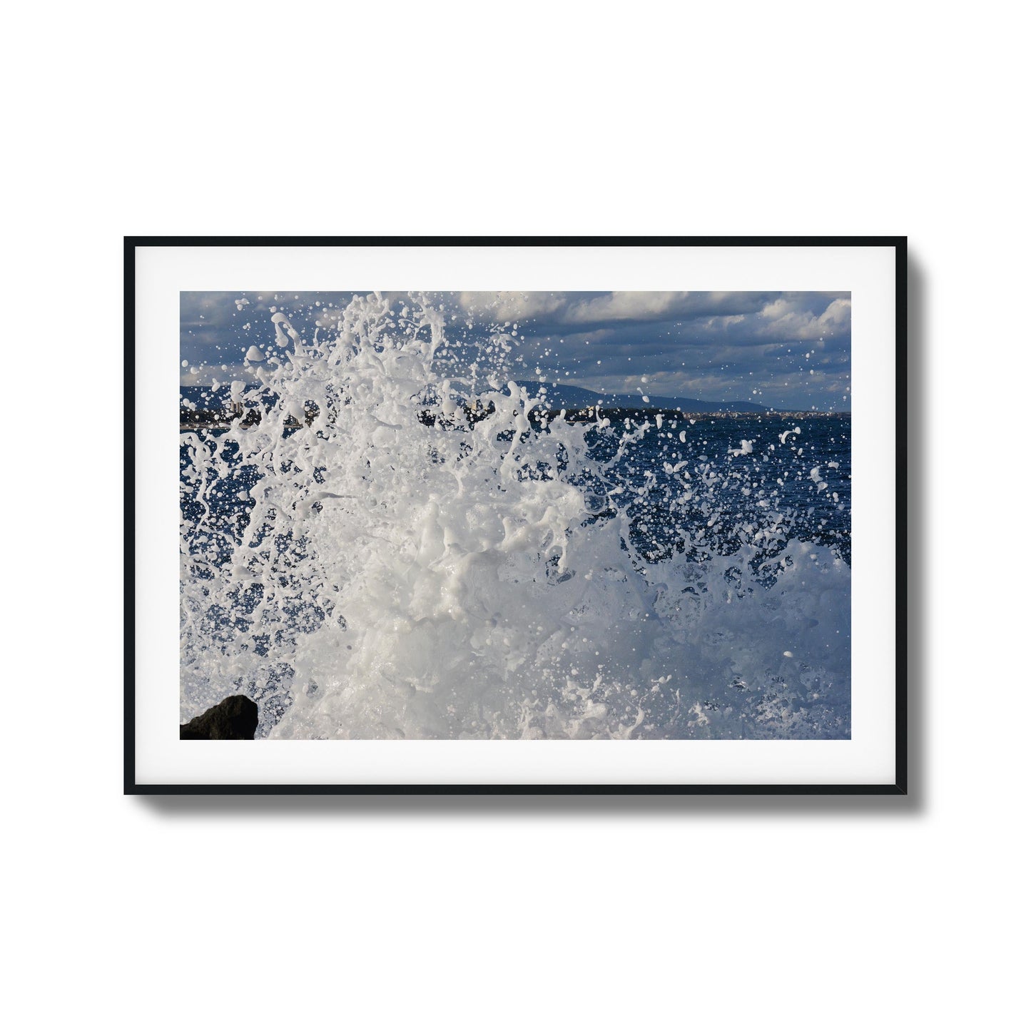Ocean Splash Framed Art