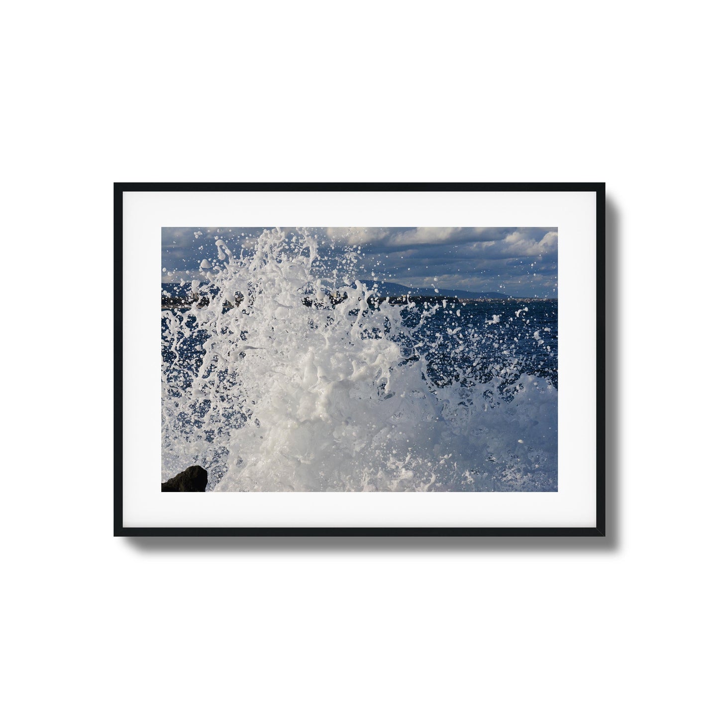 Ocean Splash Framed Art