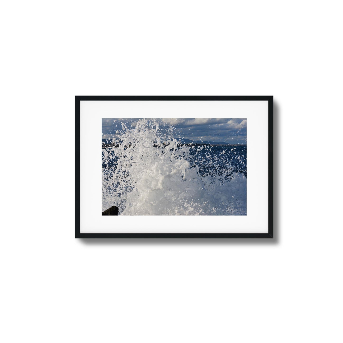 Ocean Splash Framed Art