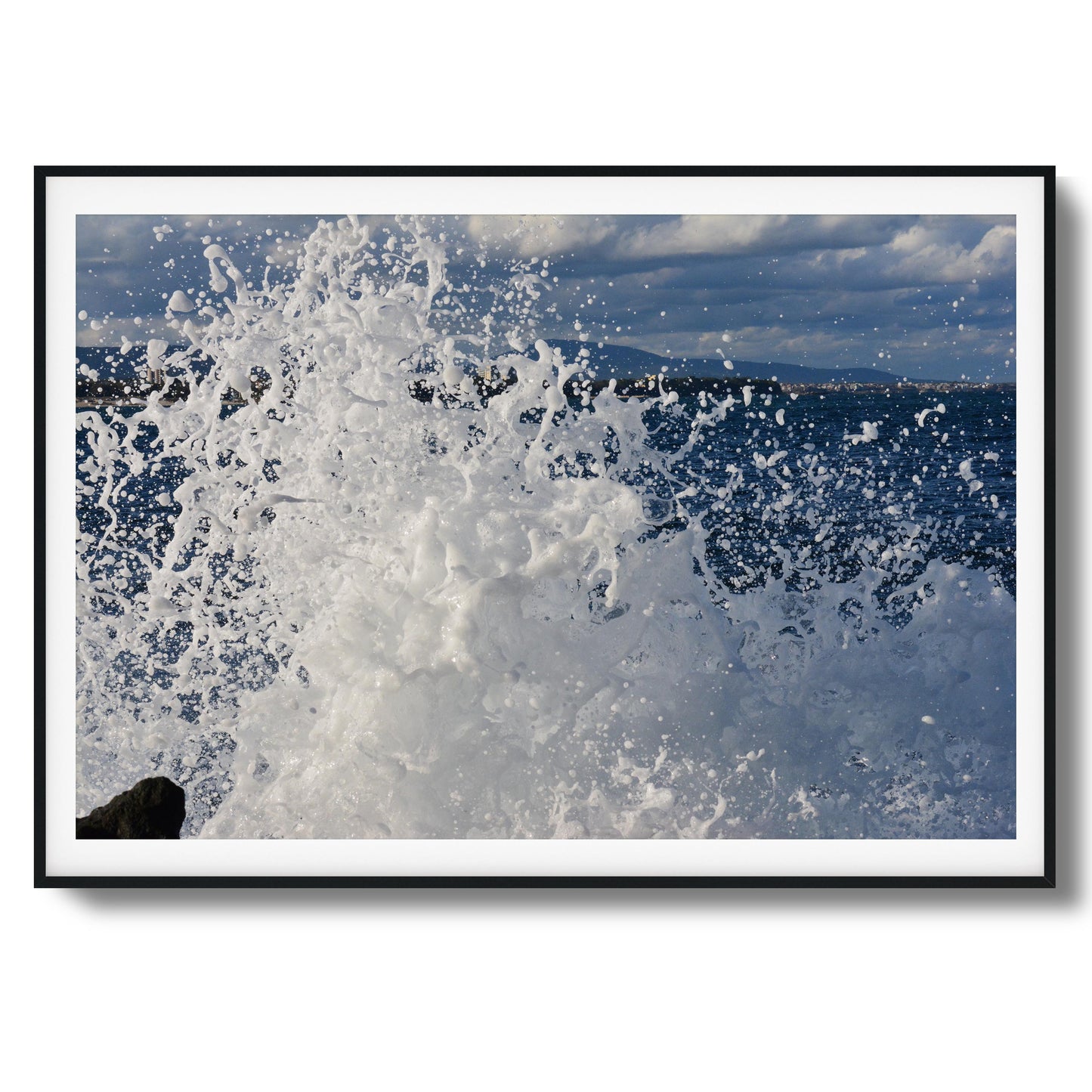 Ocean Splash Framed Art