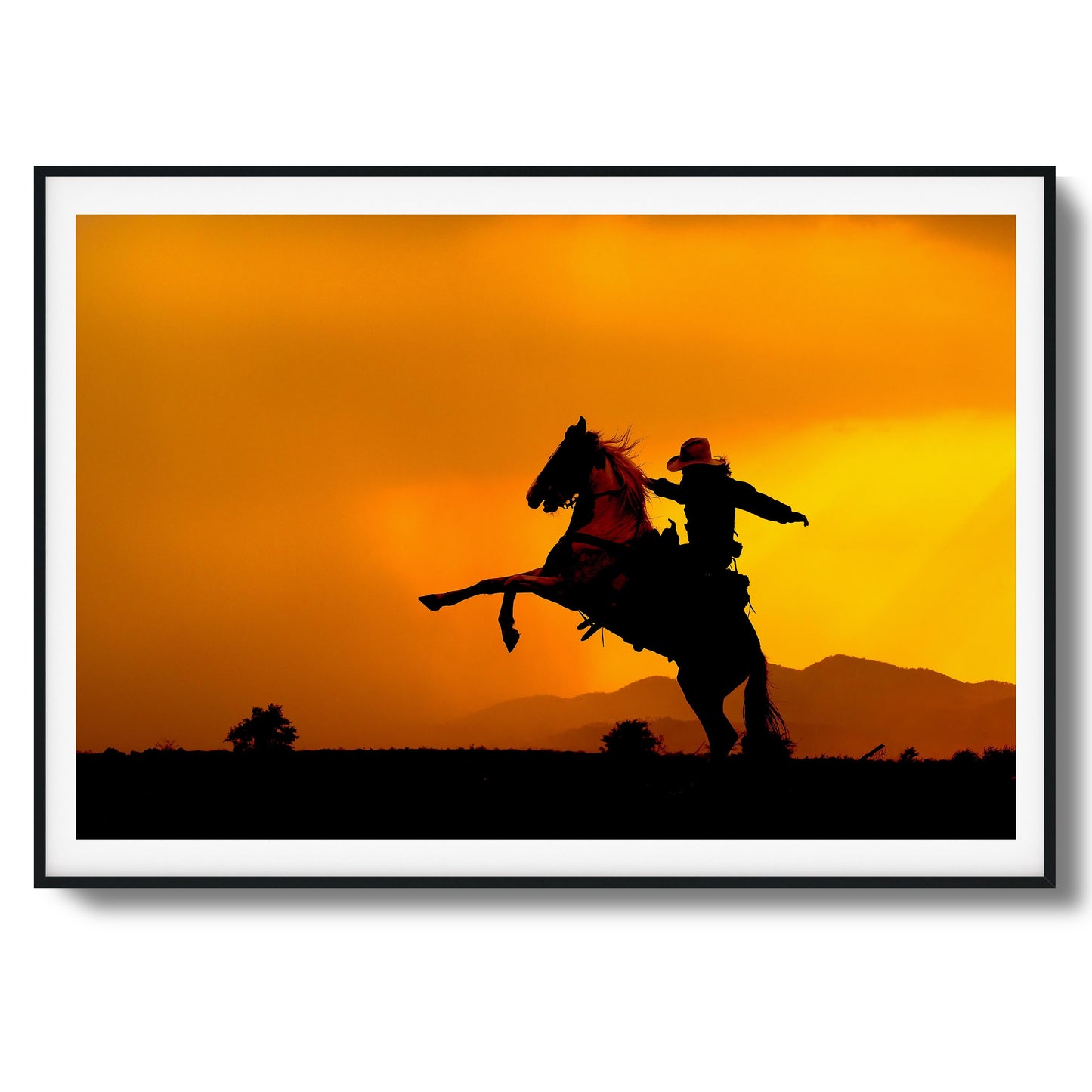 Ride the Fire Framed Art