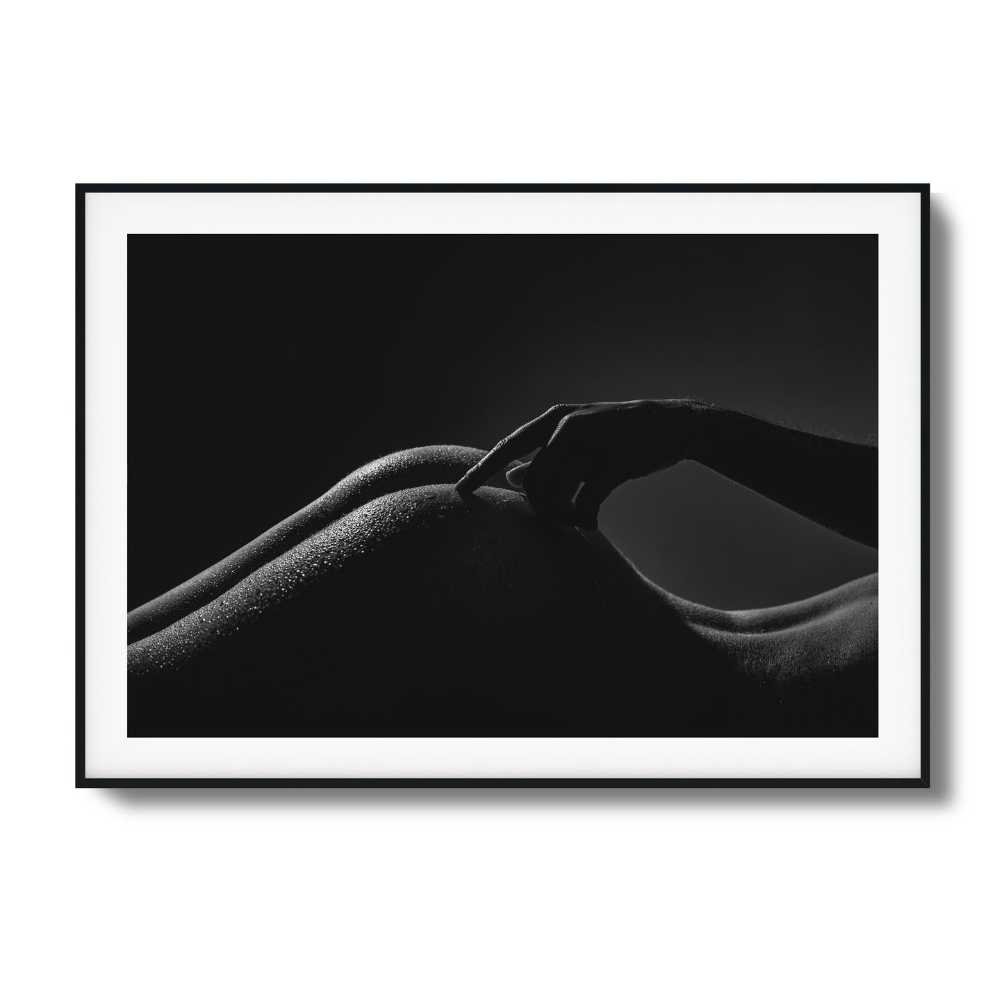 Single Finger Touch Framed Art