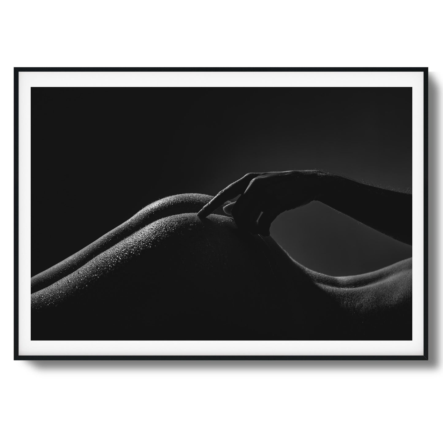 Single Finger Touch Framed Art