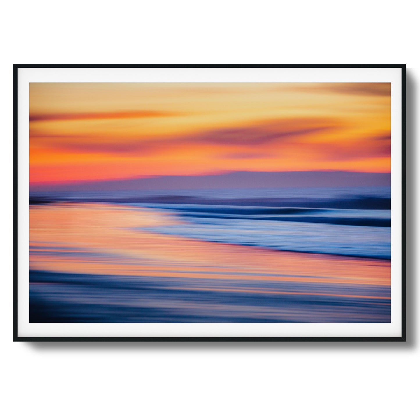 Sunset Blur Framed Art