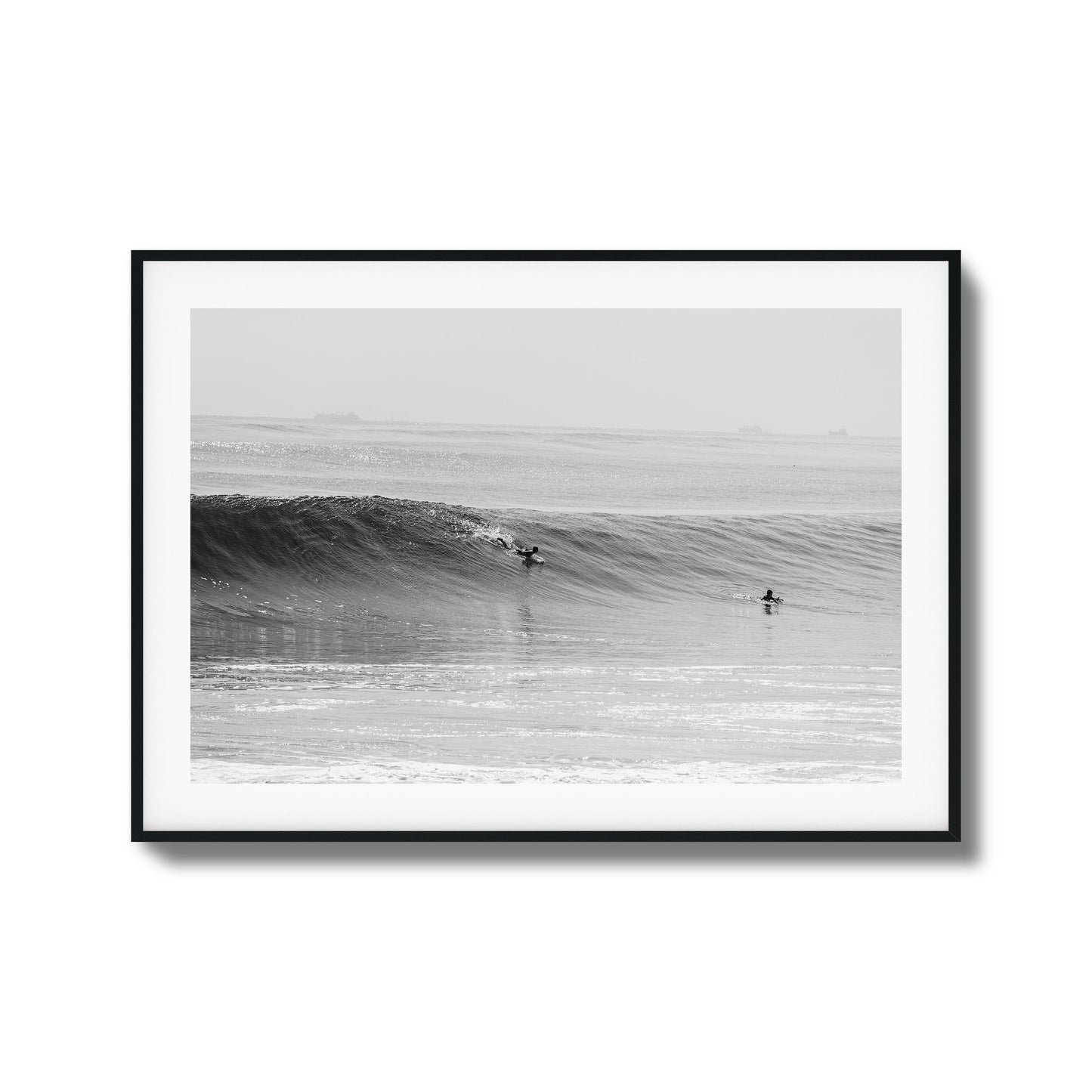 Surfer Paddle Out Framed Art