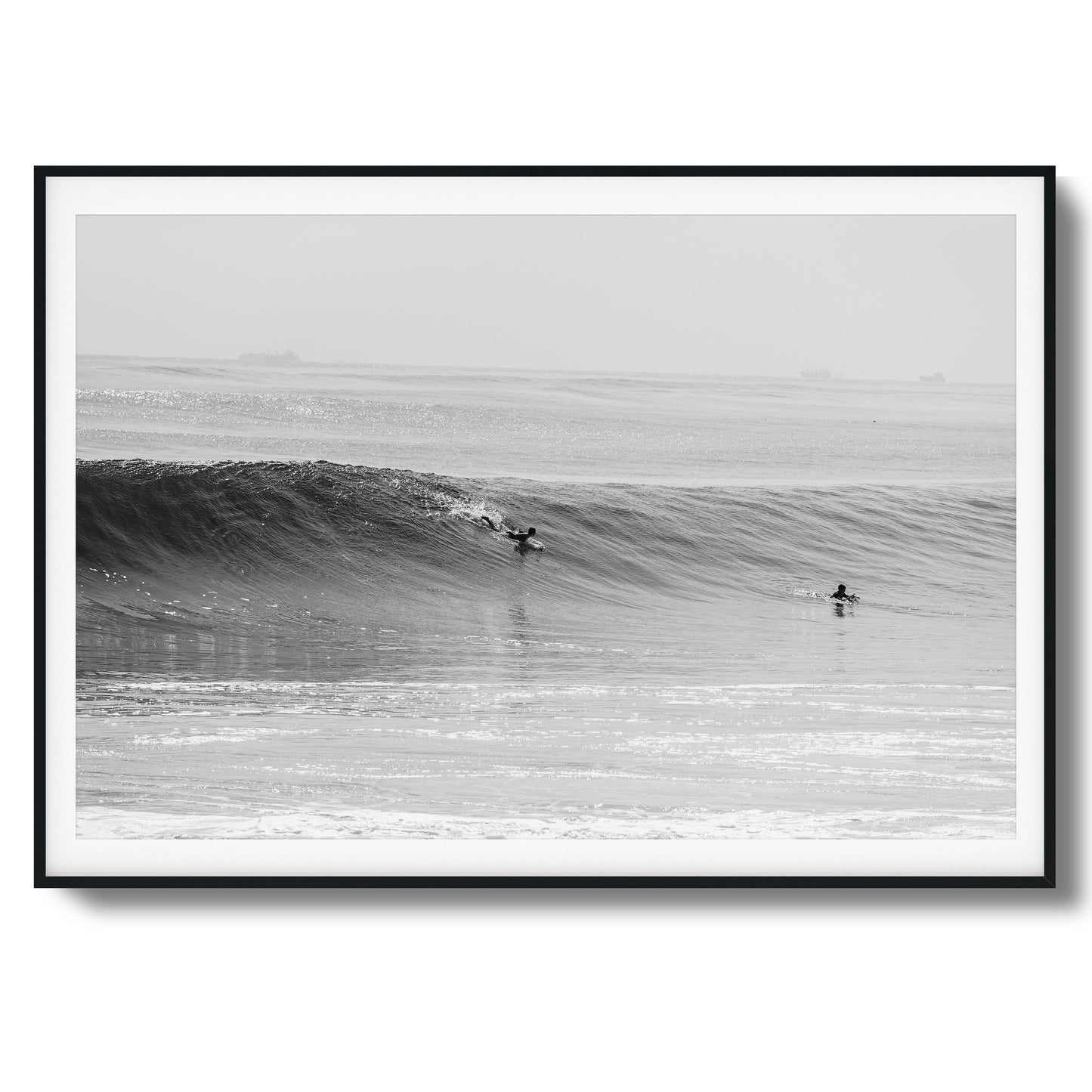 Surfer Paddle Out Framed Art