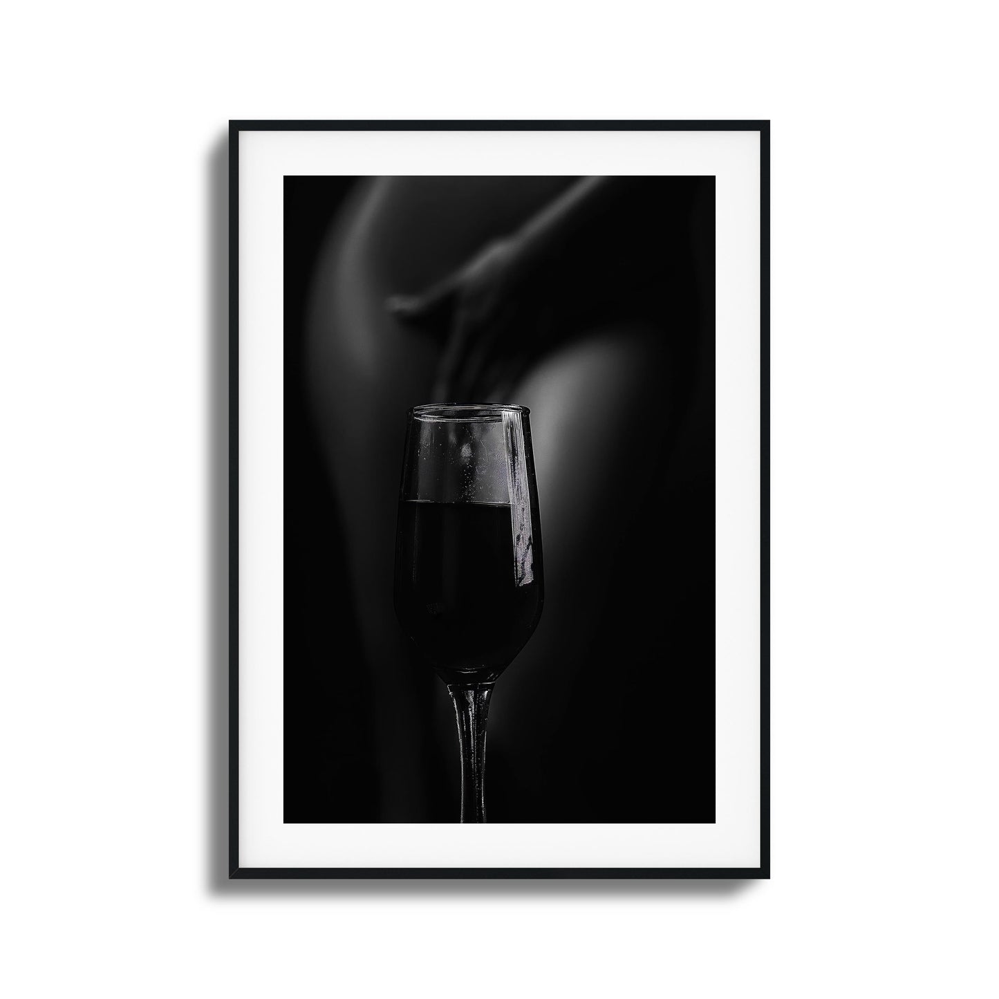 Tempting Glass Framed Art