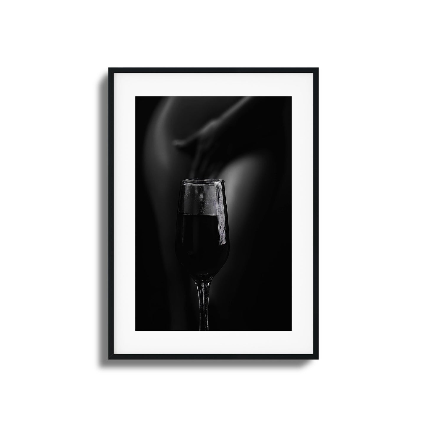 Tempting Glass Framed Art