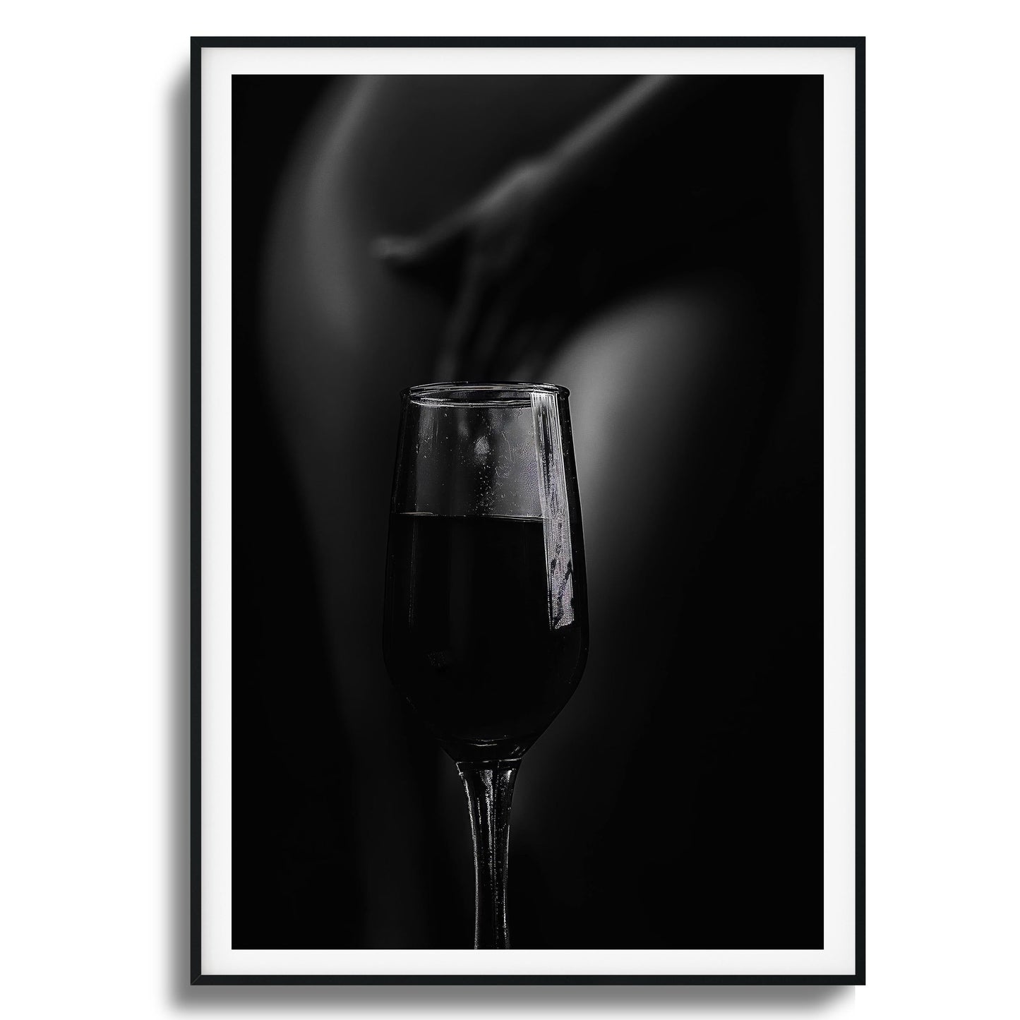 Tempting Glass Framed Art