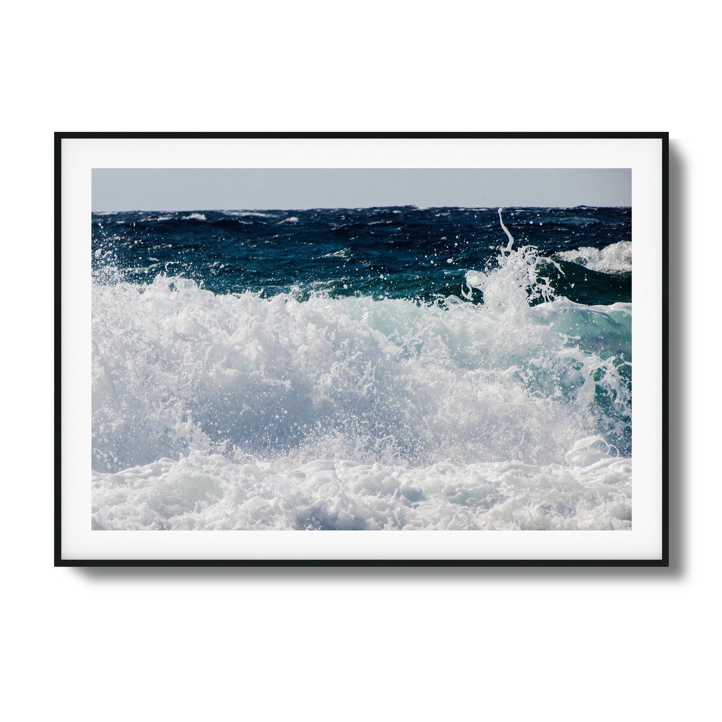 Tidal Crash Framed Art