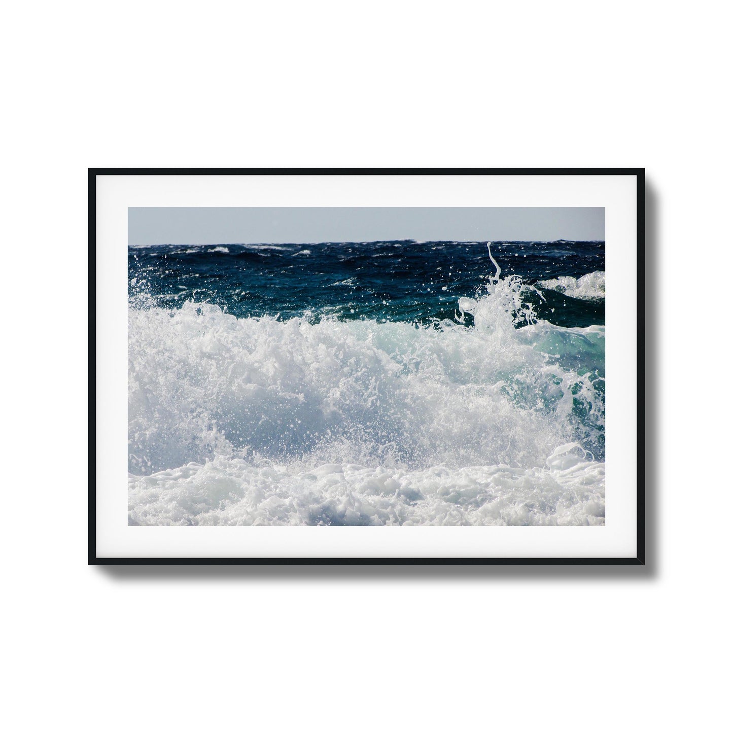 Tidal Crash Framed Art