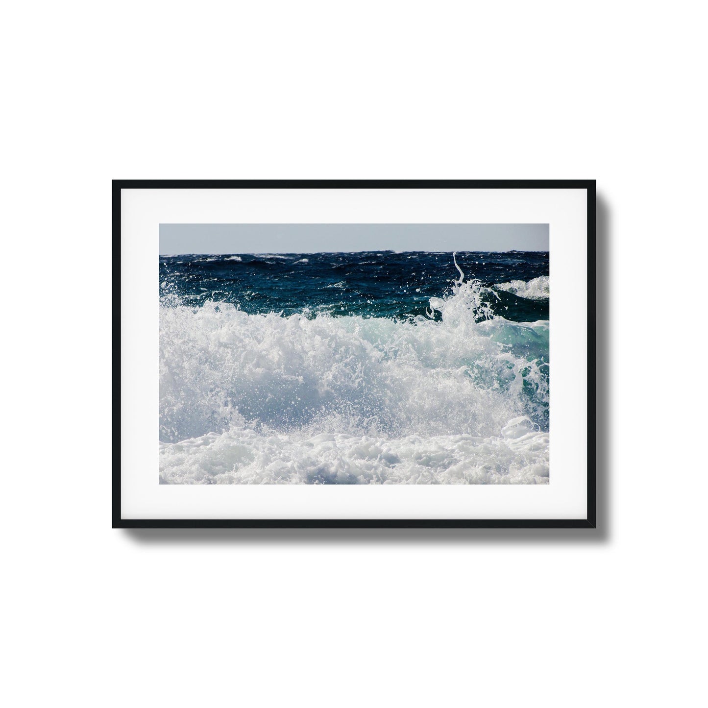 Tidal Crash Framed Art