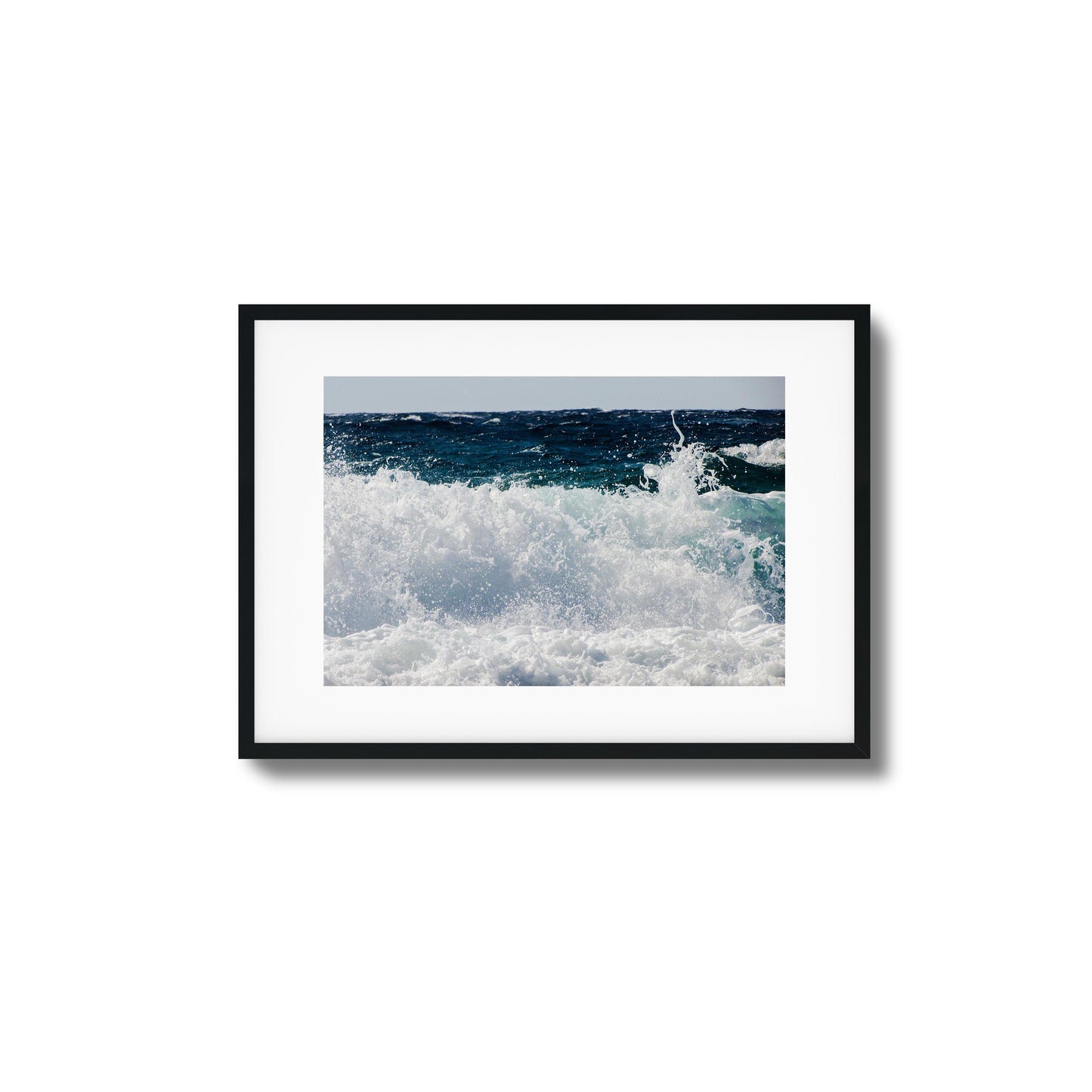 Tidal Crash Framed Art
