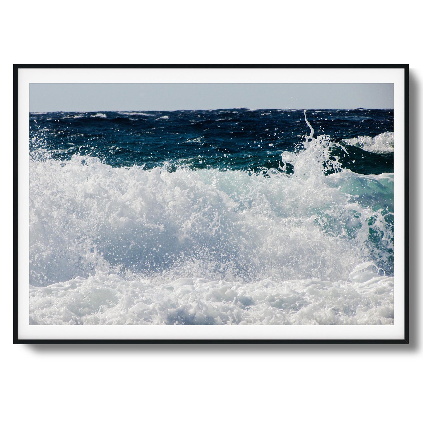Tidal Crash Framed Art