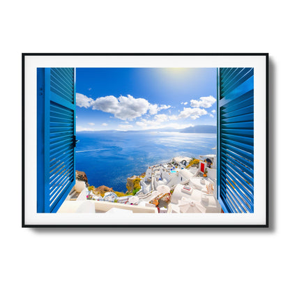 Aegean Dream Framed Art - Assure Spark