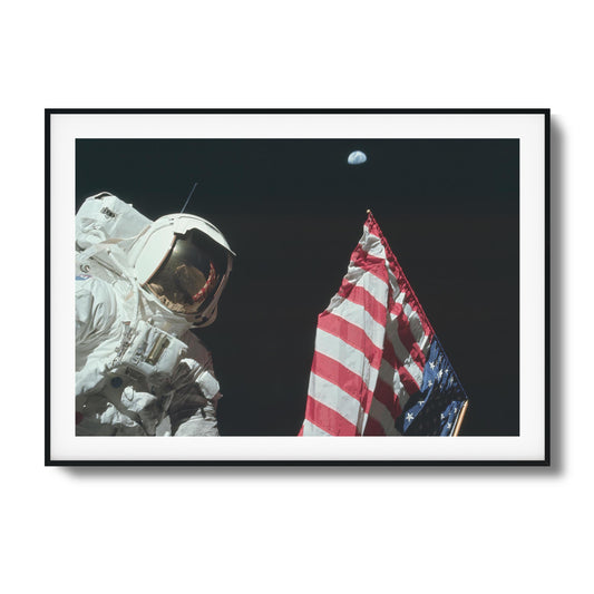 Apollo 17: Earthrise Framed Art