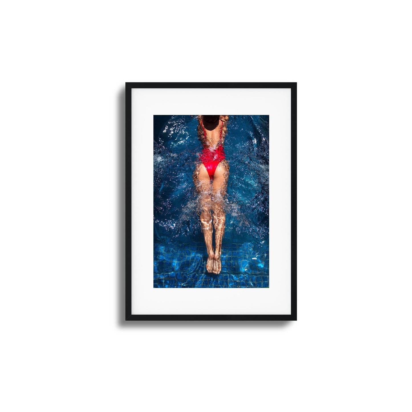 Aqua Flow Framed Art
