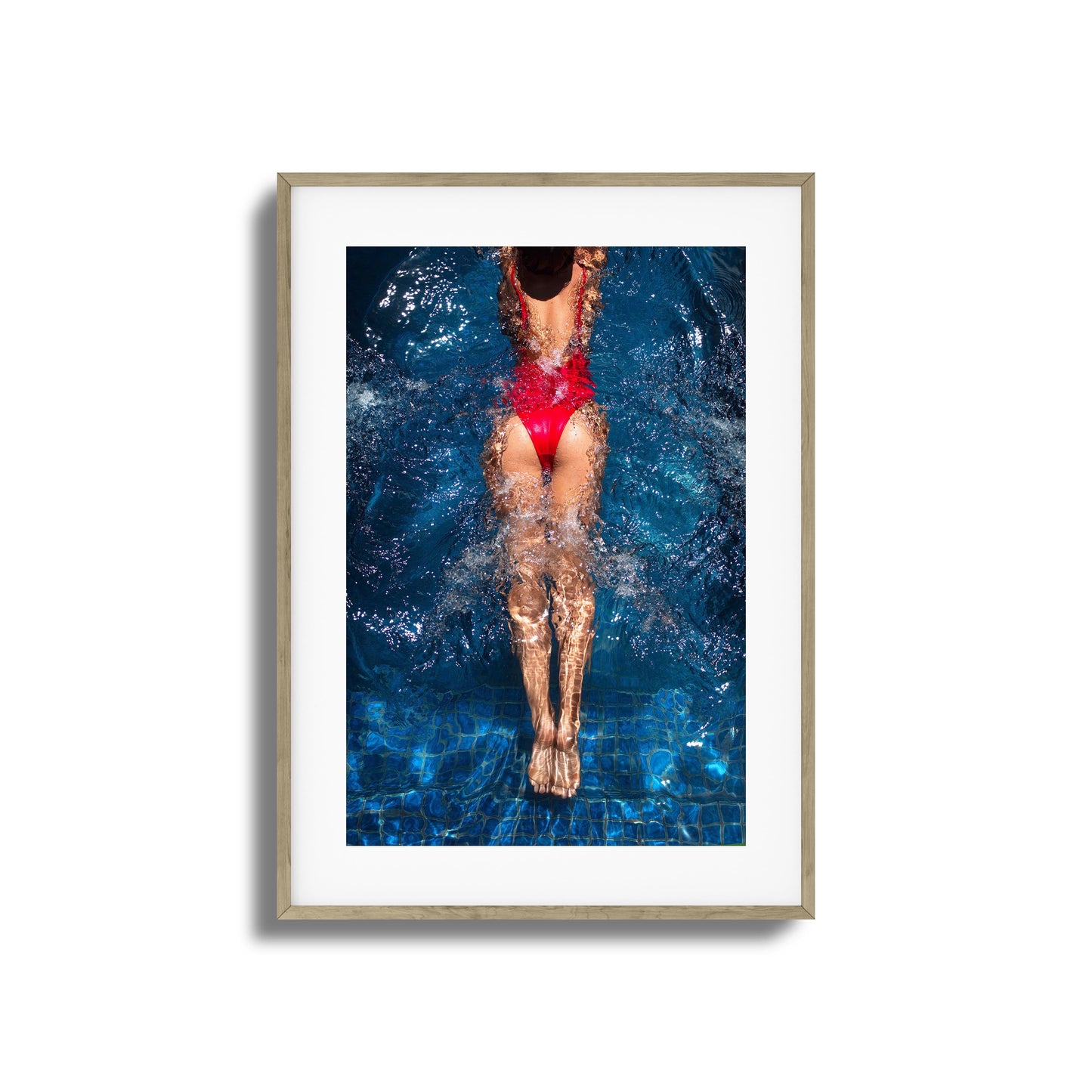 Aqua Flow Framed Art