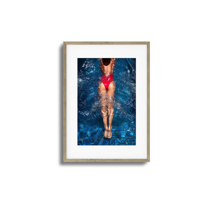 Aqua Flow Framed Art