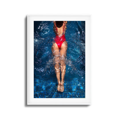 Aqua Flow Framed Art