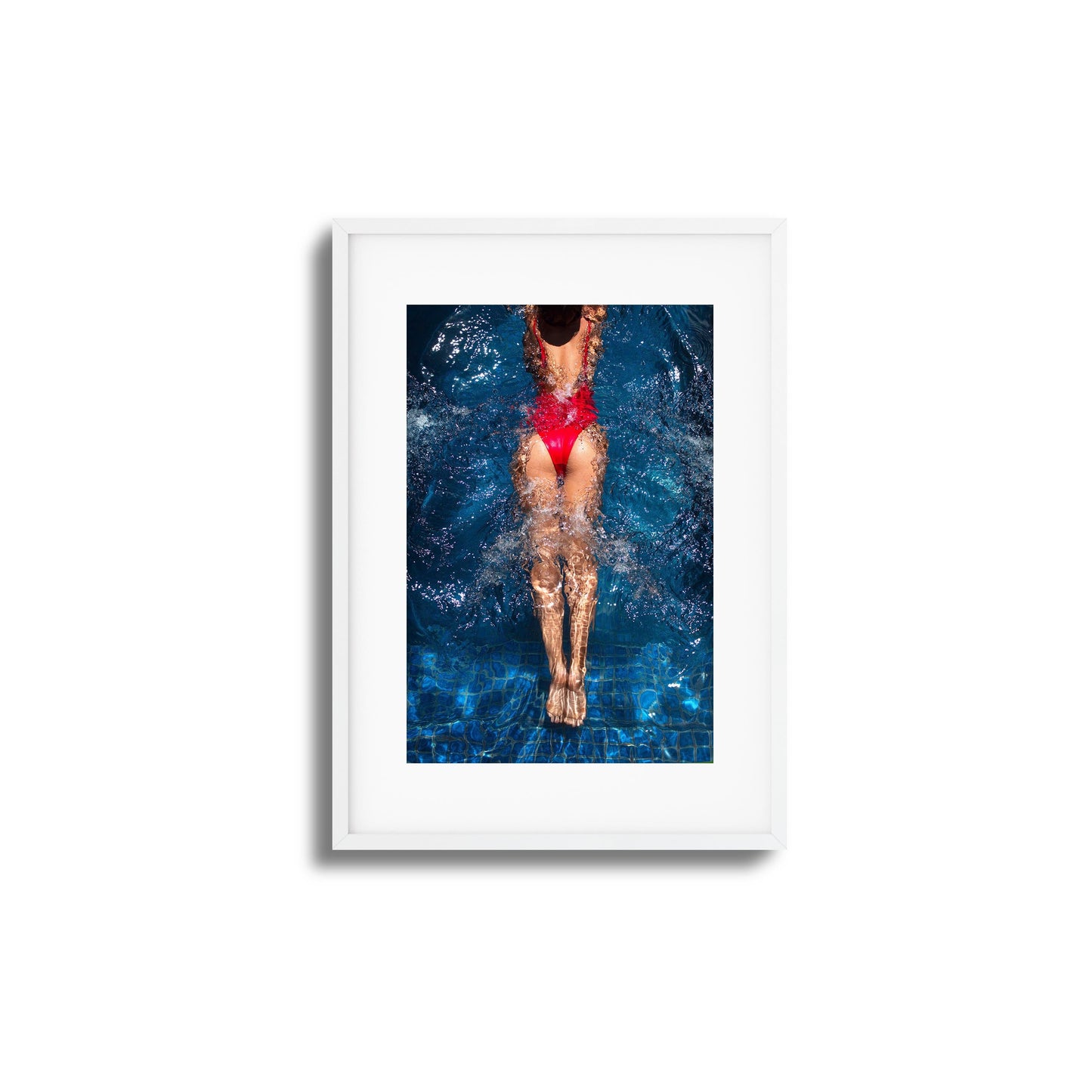 Aqua Flow Framed Art