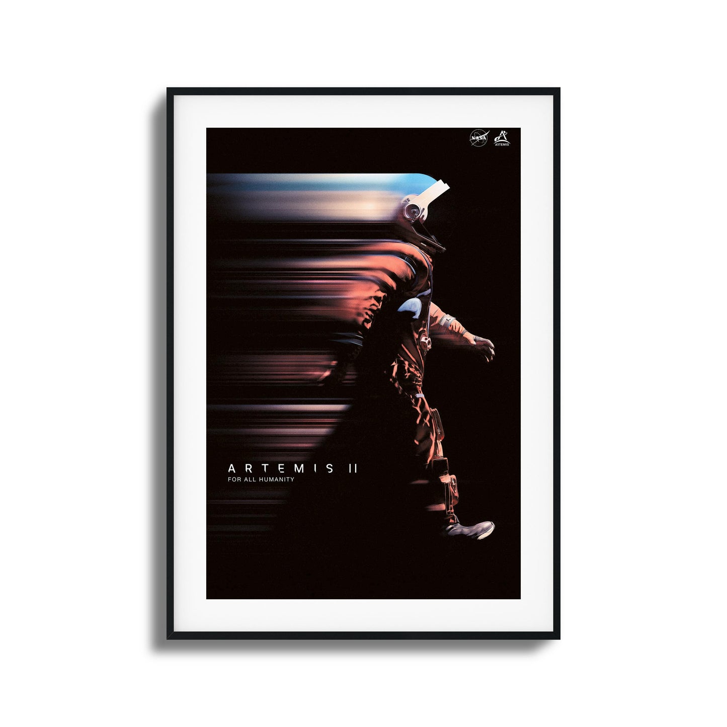 Artemis II Mission Poster Framed Art