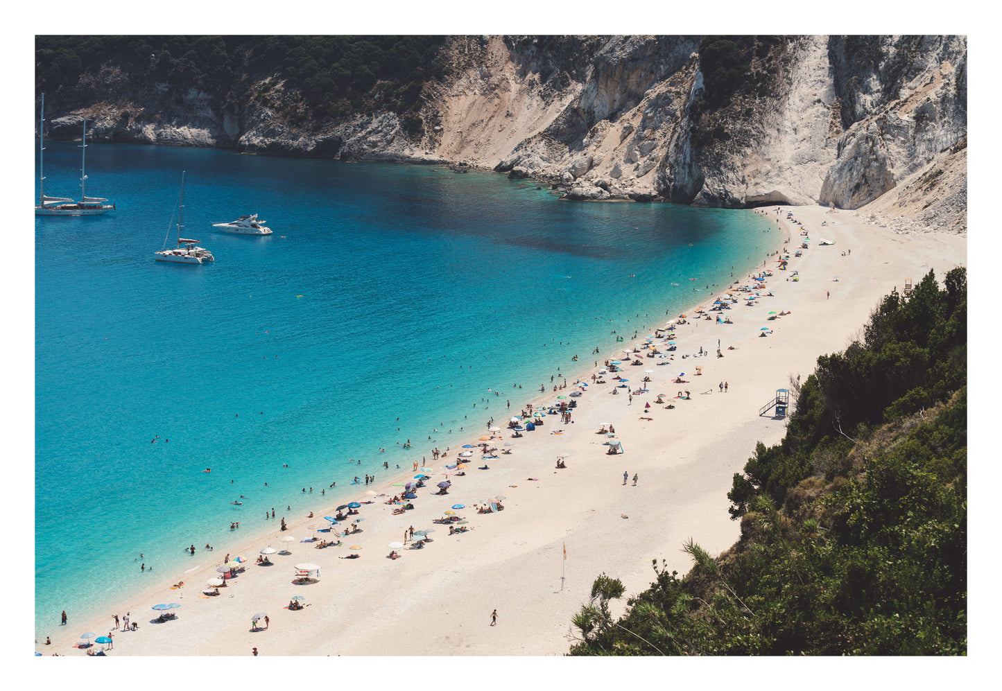 Azure Shore Escape Framed Art