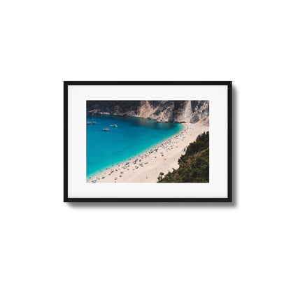 Azure Shore Escape Framed Art