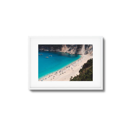Azure Shore Escape Framed Art