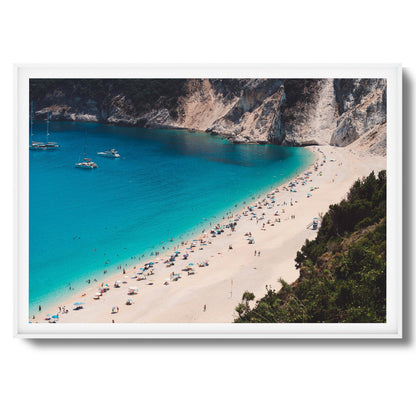 Azure Shore Escape Framed Art