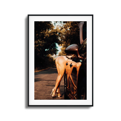 Bent Over Reflections Framed Art