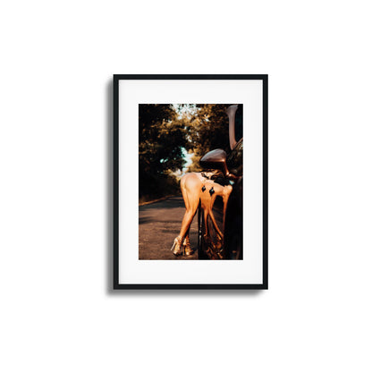 Bent Over Reflections Framed Art