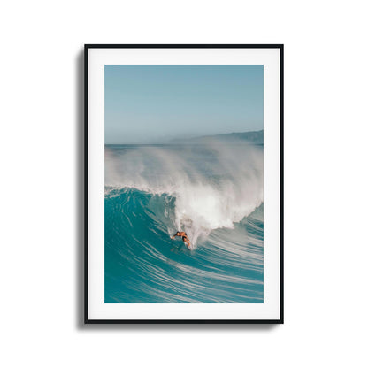 Big Wave Charge Framed Art