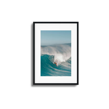 Big Wave Charge Framed Art