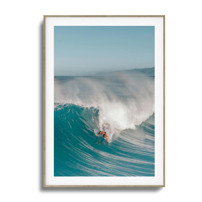 Big Wave Charge Framed Art