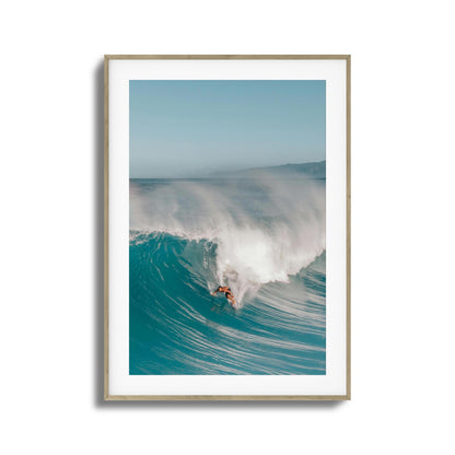 Big Wave Charge Framed Art