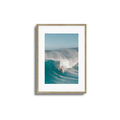 Big Wave Charge Framed Art