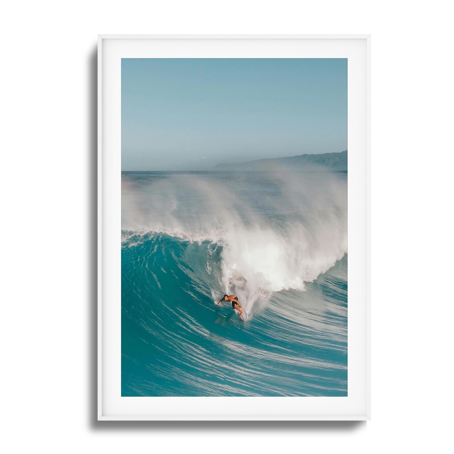 Big Wave Charge Framed Art